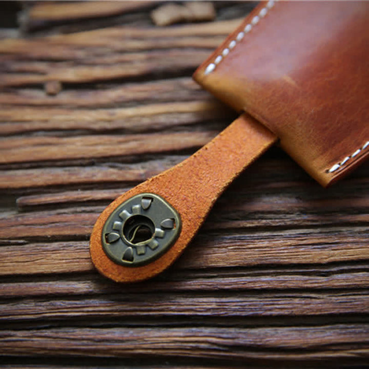 Estuche para llaves extraíble funcional con hebilla de almacenamiento de seguridad retro