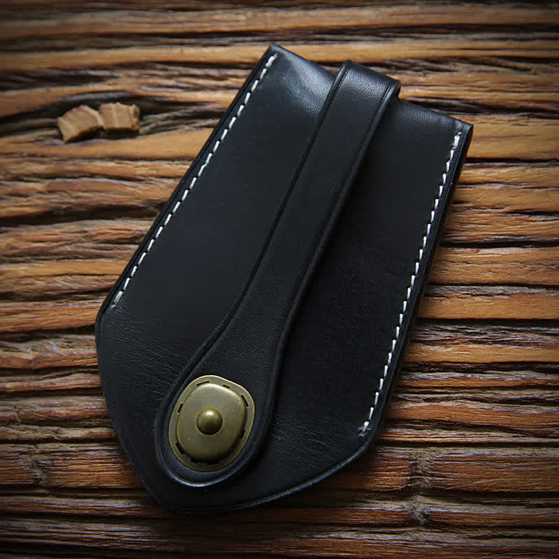 Estuche para llaves extraíble funcional con hebilla de almacenamiento de seguridad retro