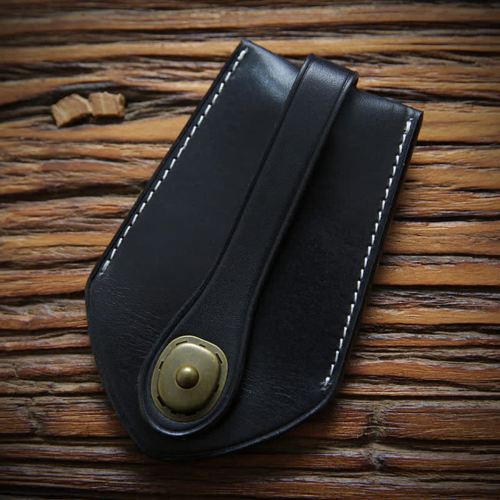 Estuche para llaves extraíble funcional con hebilla de almacenamiento de seguridad retro