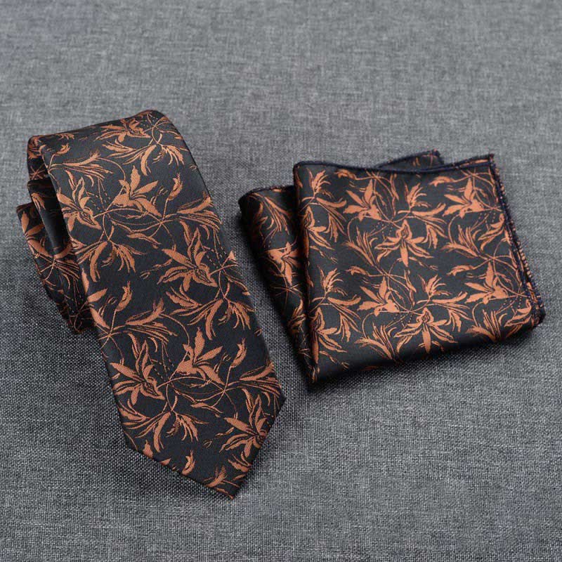 Caja de regalo con 5 pajaritas para caballero con estampado de orquídeas para hombre