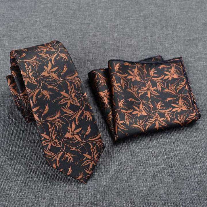 Caja de regalo con 5 pajaritas para caballero con estampado de orquídeas para hombre