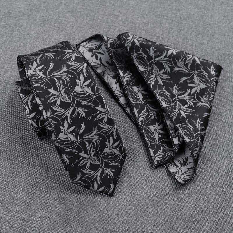 Caja de regalo con 5 pajaritas para caballero con estampado de orquídeas para hombre