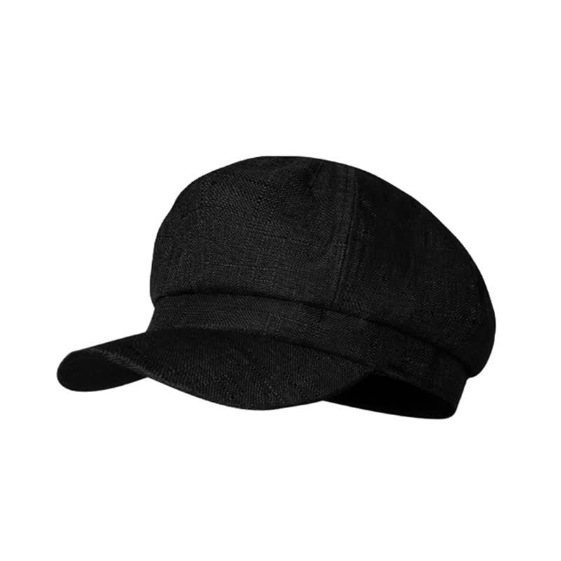 Sombrero de boina transpirable octogonal vintage Newsboy
