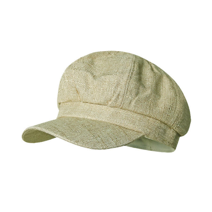 Sombrero de boina transpirable octogonal vintage Newsboy