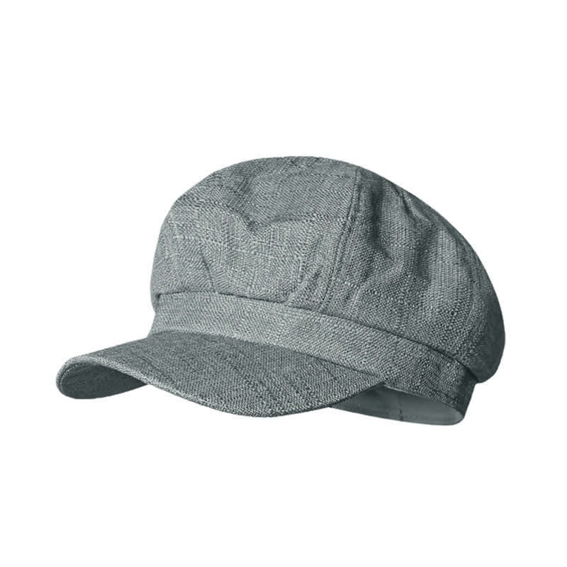 Sombrero de boina transpirable octogonal vintage Newsboy