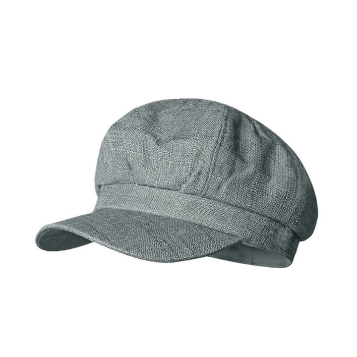 Sombrero de boina transpirable octogonal vintage Newsboy