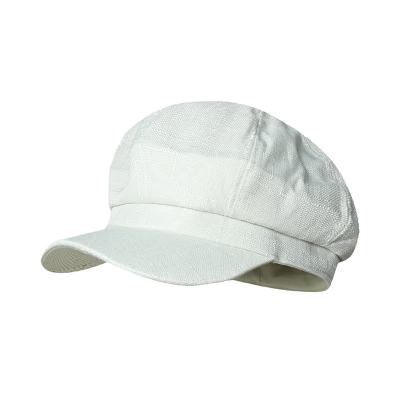 Sombrero de boina transpirable octogonal vintage Newsboy