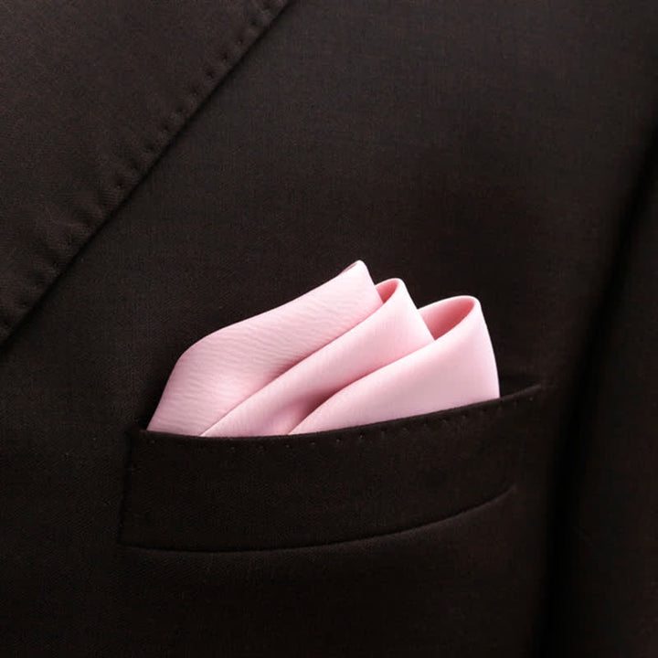 Pajarita puntiaguda de color liso con forma de capullo para hombre