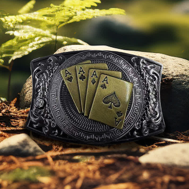 Juego de hebillas de cinturón de cuero con cuchillo plegable oculto, con personalidad, para armar uno mismo
