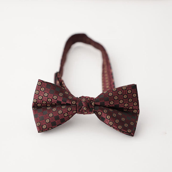 Pajarita de estilo vintage para hombre con estampado degradado