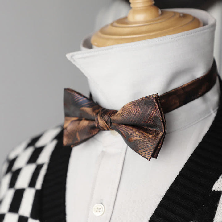 Pajarita de estilo vintage para hombre con estampado degradado