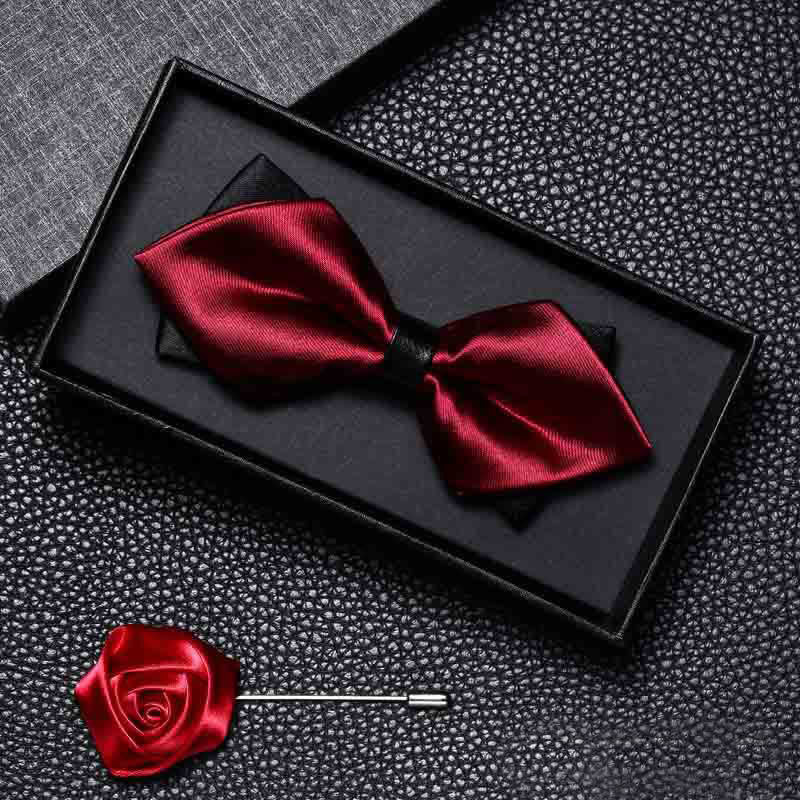 Conjunto de 2 pijamas vintage de doble punta para boda para hombre