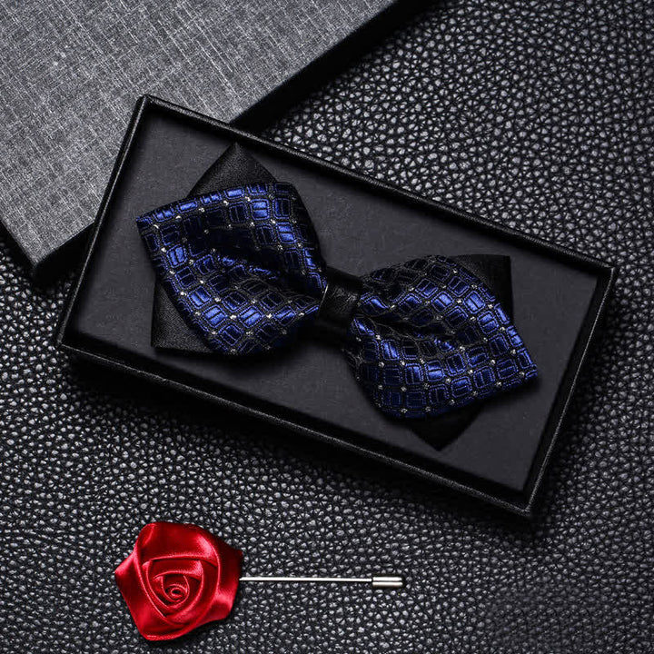 Conjunto de 2 pijamas vintage de doble punta para boda para hombre