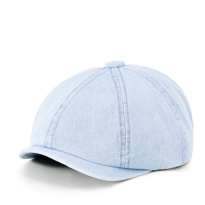 Sombrero de boina Demin lavado vintage desgastado