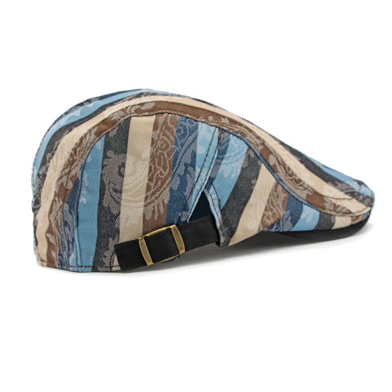 Boina plana con rayas Paisley de Four Seasons