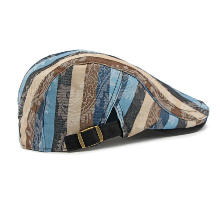 Boina plana con rayas Paisley de Four Seasons