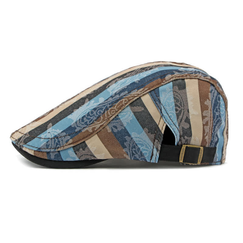 Boina plana con rayas Paisley de Four Seasons