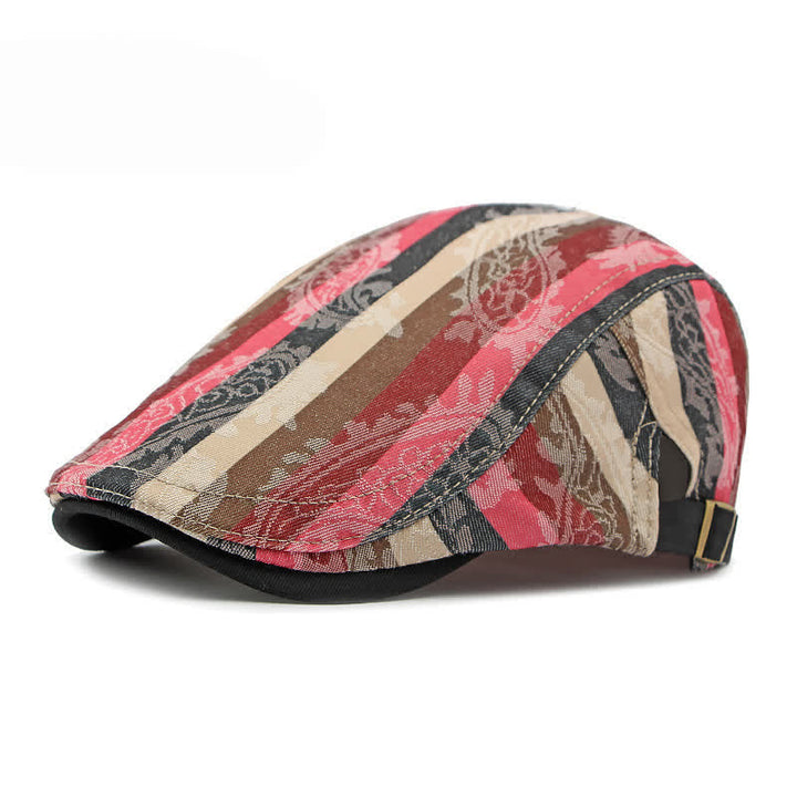 Boina plana con rayas Paisley de Four Seasons