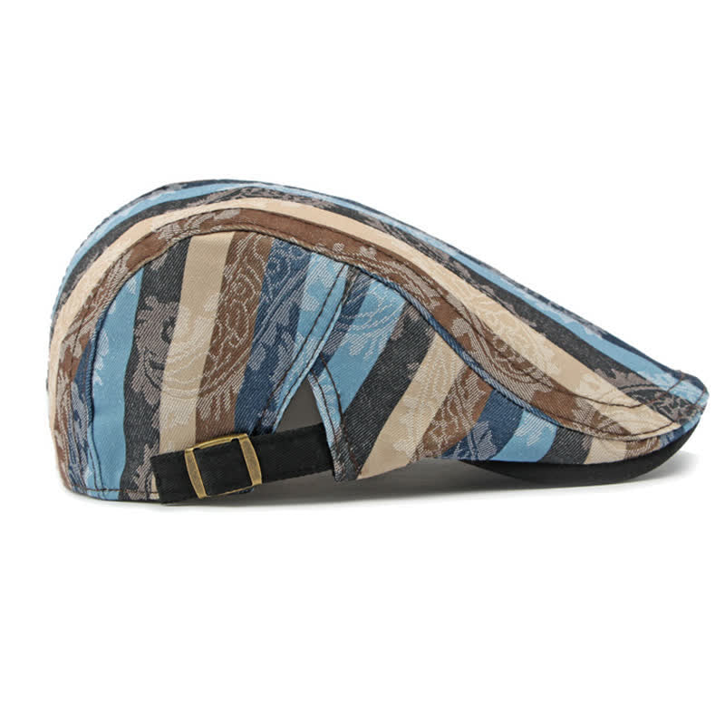 Boina plana con rayas Paisley de Four Seasons