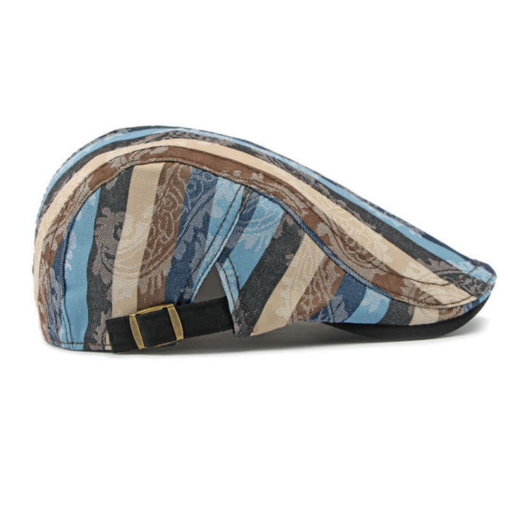Boina plana con rayas Paisley de Four Seasons