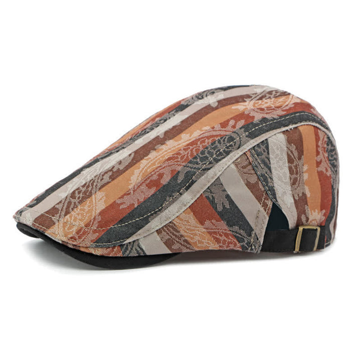 Boina plana con rayas Paisley de Four Seasons