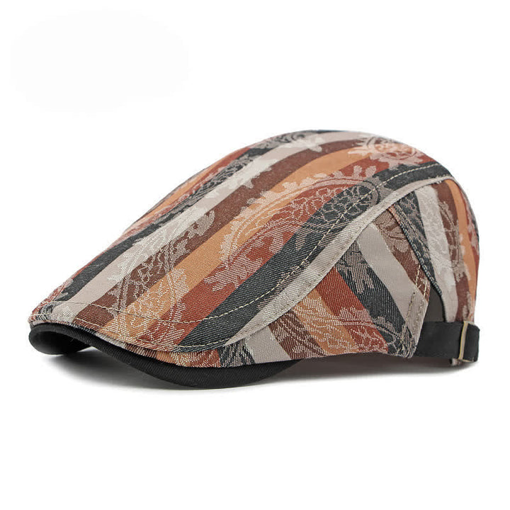Boina plana con rayas Paisley de Four Seasons