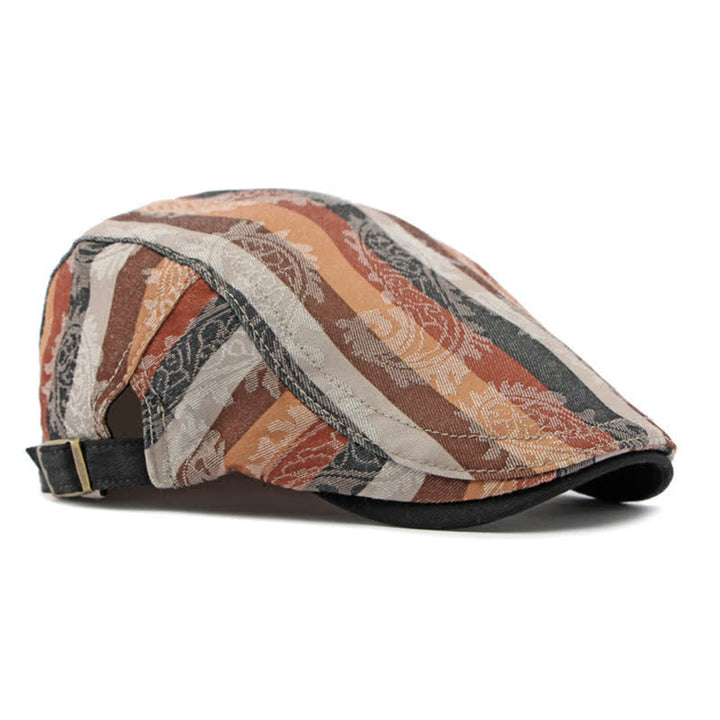Boina plana con rayas Paisley de Four Seasons