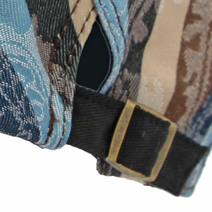 Boina plana con rayas Paisley de Four Seasons