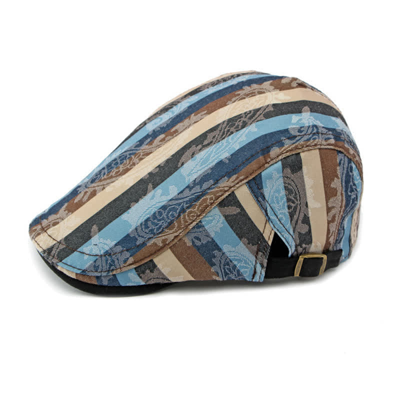 Boina plana con rayas Paisley de Four Seasons