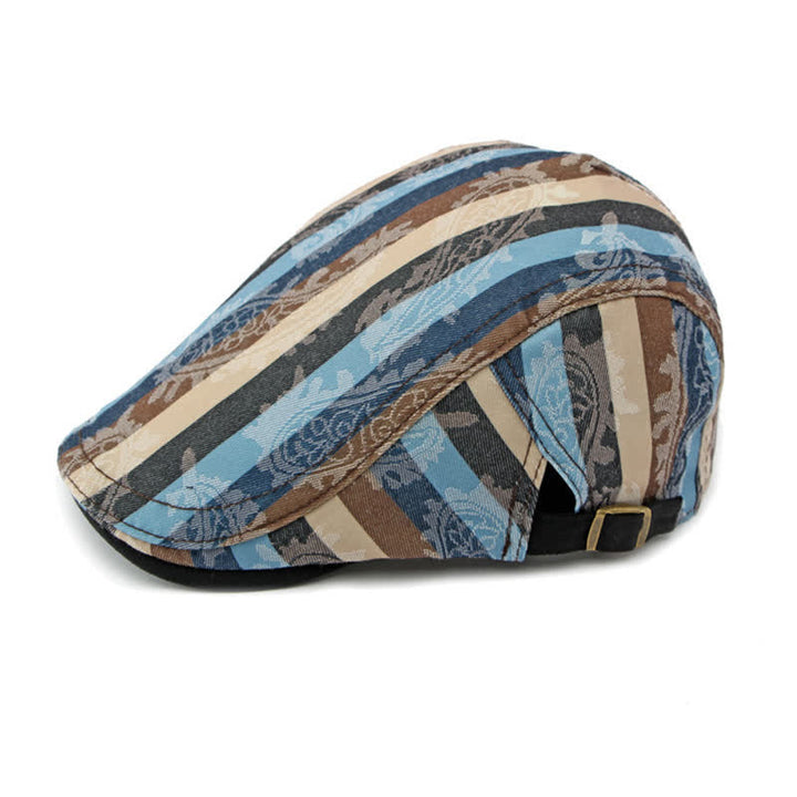 Boina plana con rayas Paisley de Four Seasons