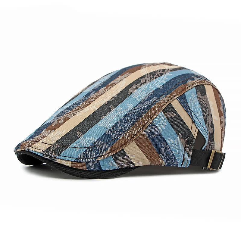 Boina plana con rayas Paisley de Four Seasons