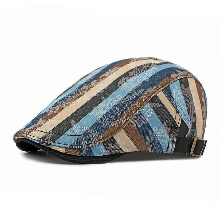 Boina plana con rayas Paisley de Four Seasons