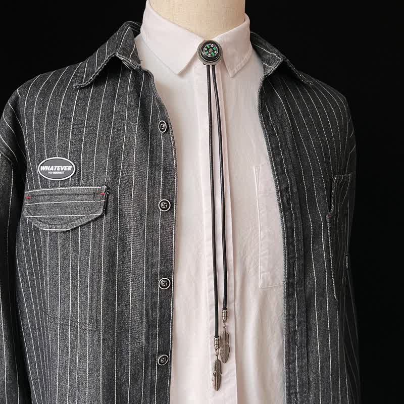 Accesorio informal estilo brújula de moda, corbata bolo