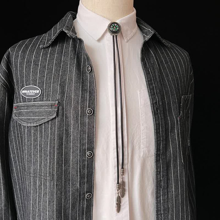 Accesorio informal estilo brújula de moda, corbata bolo