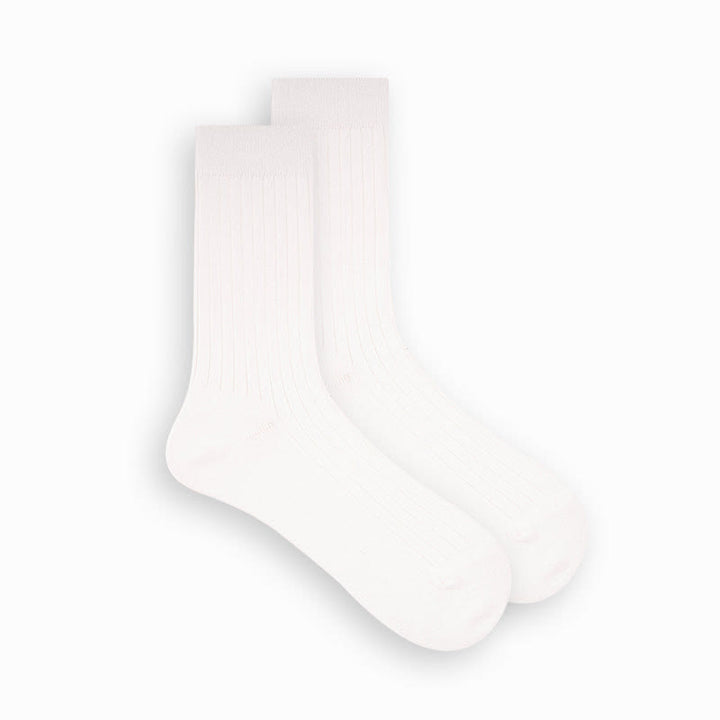 Calcetines de algodón de negocios de color liso y sencillos para hombre