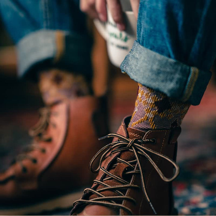 Calcetines de algodón de moda, únicos y novedosos para hombre