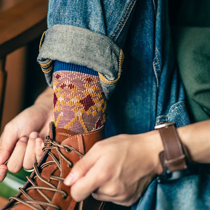 Calcetines de algodón de moda, únicos y novedosos para hombre