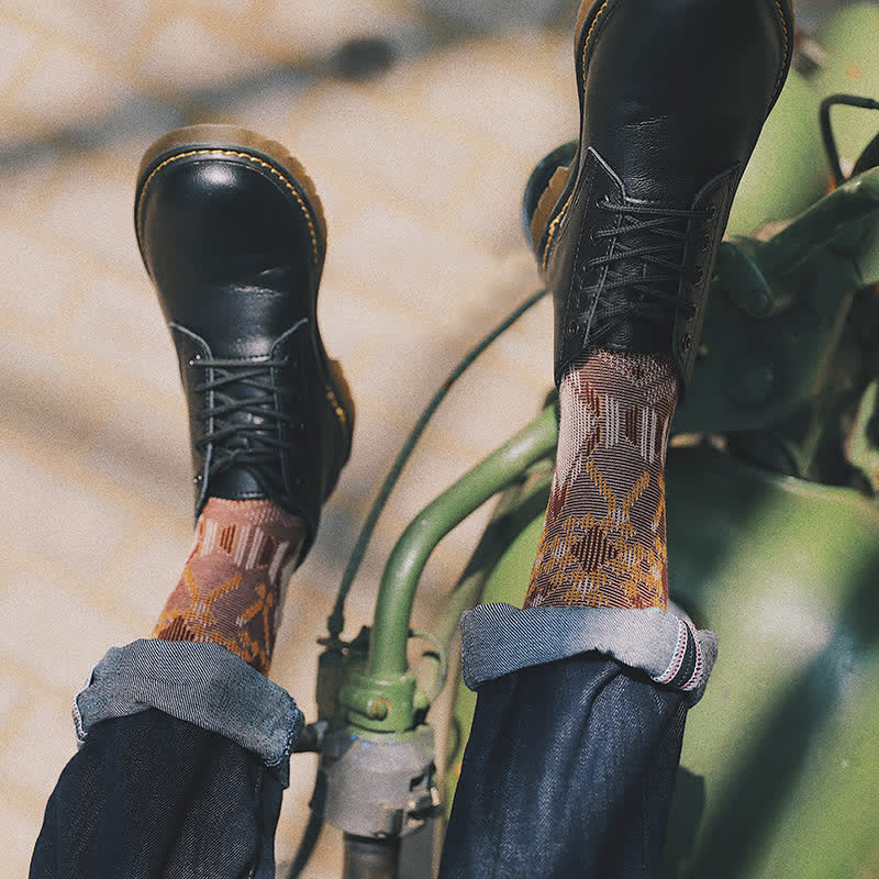 Calcetines de algodón de moda, únicos y novedosos para hombre
