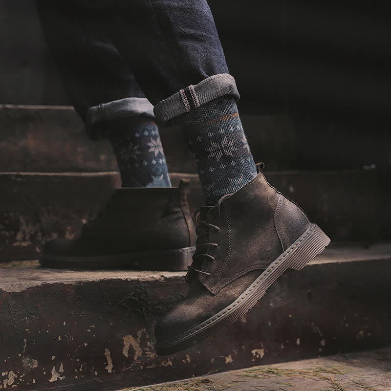 Deslumbrantes calcetines de algodón estilo nativo retro