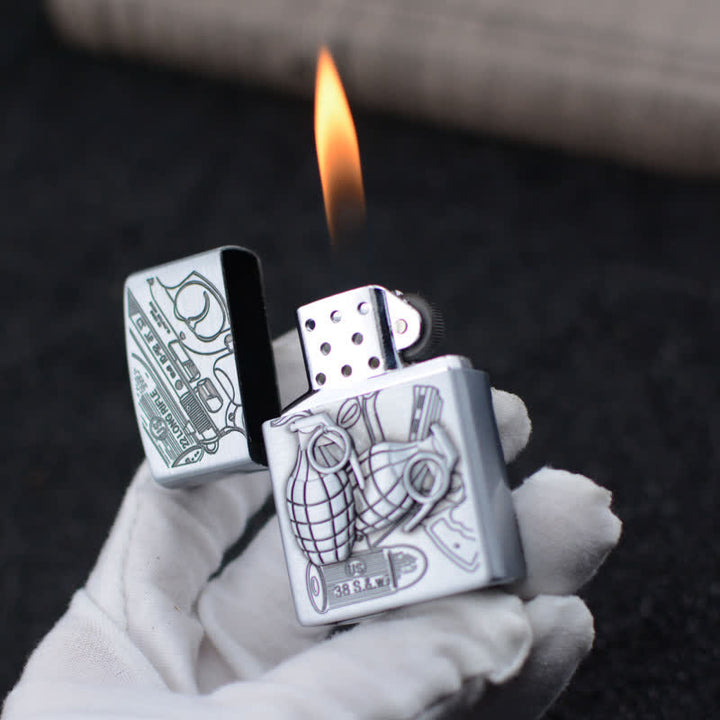 Rueda de afilar para granadas de mano Encendedor de butano recargable