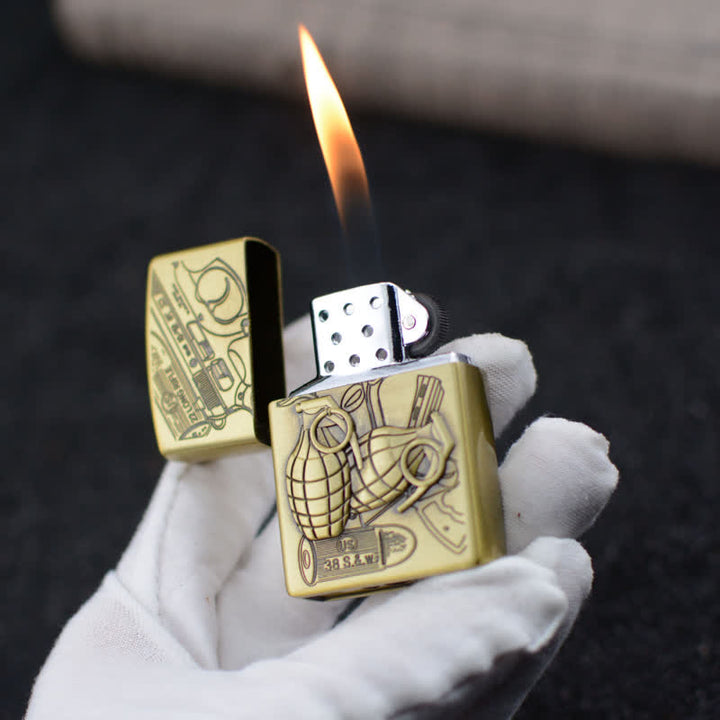 Rueda de afilar para granadas de mano Encendedor de butano recargable