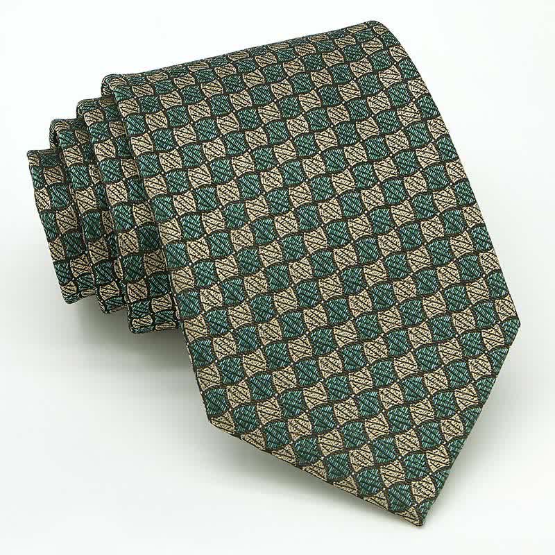 Conjunto de 3 corbatas a cuadros para caballero