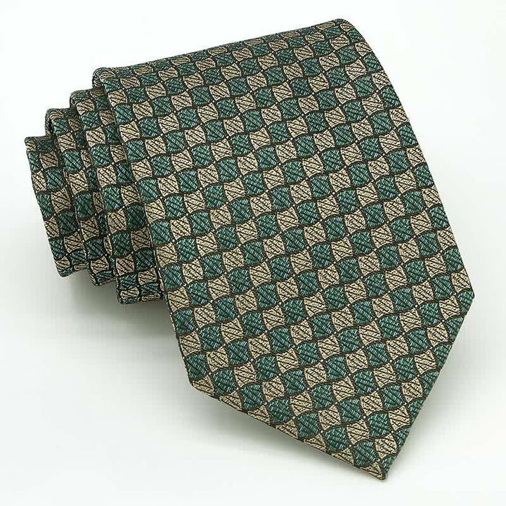 Conjunto de 3 corbatas a cuadros para caballero