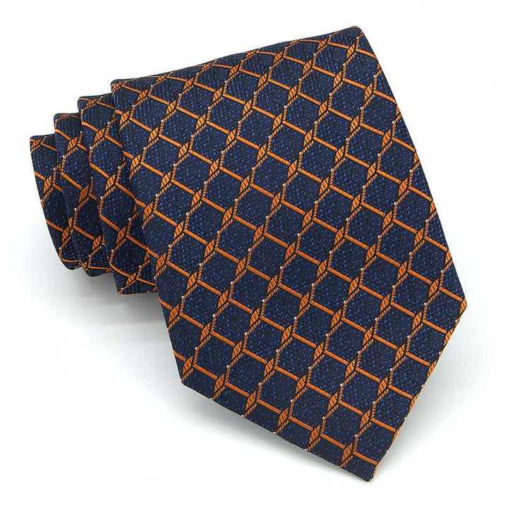 Conjunto de 3 corbatas a cuadros para caballero
