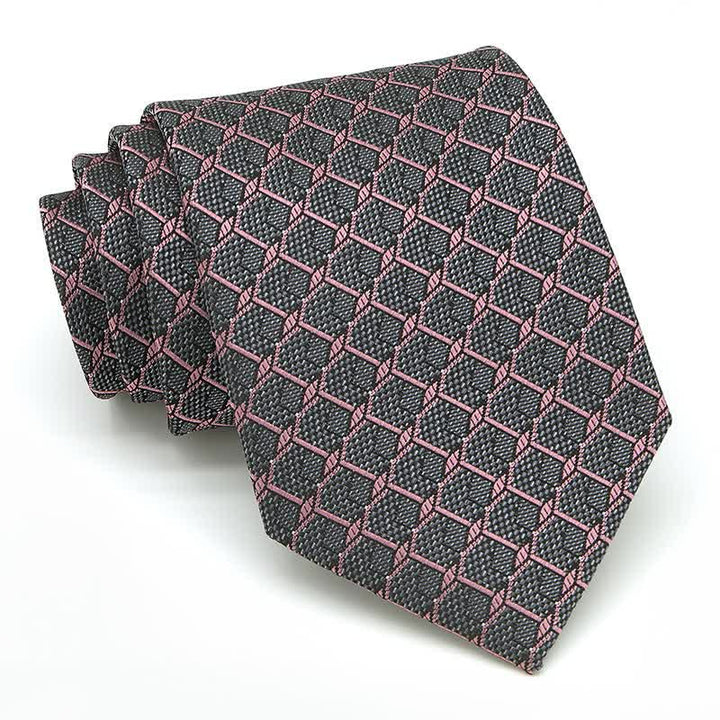 Conjunto de 3 corbatas a cuadros para caballero