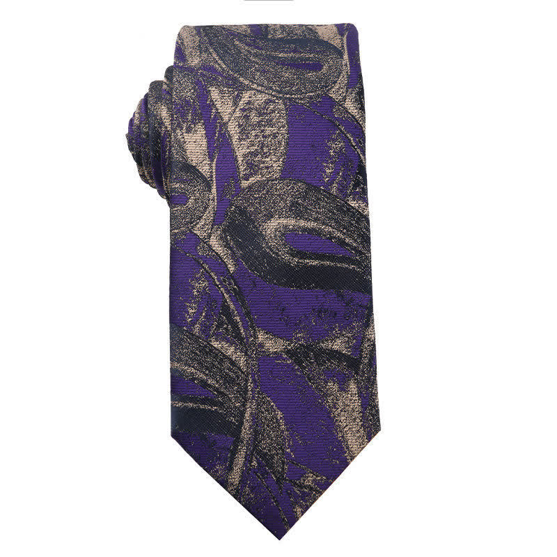 Accesorios para vestidos de noche de la serie retro púrpura para hombre