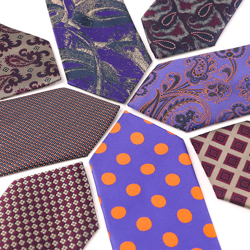 Accesorios para vestidos de noche de la serie retro púrpura para hombre
