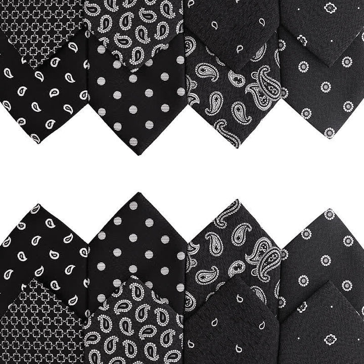 Accesorios para vestidos de noche de la serie en blanco y negro para hombre