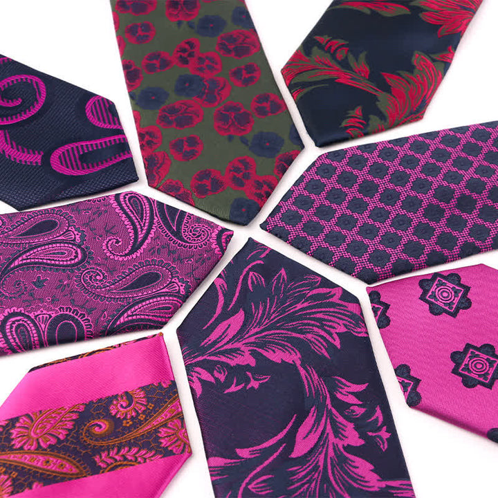 Accesorios para vestidos de noche de la serie Purple Bright para hombre