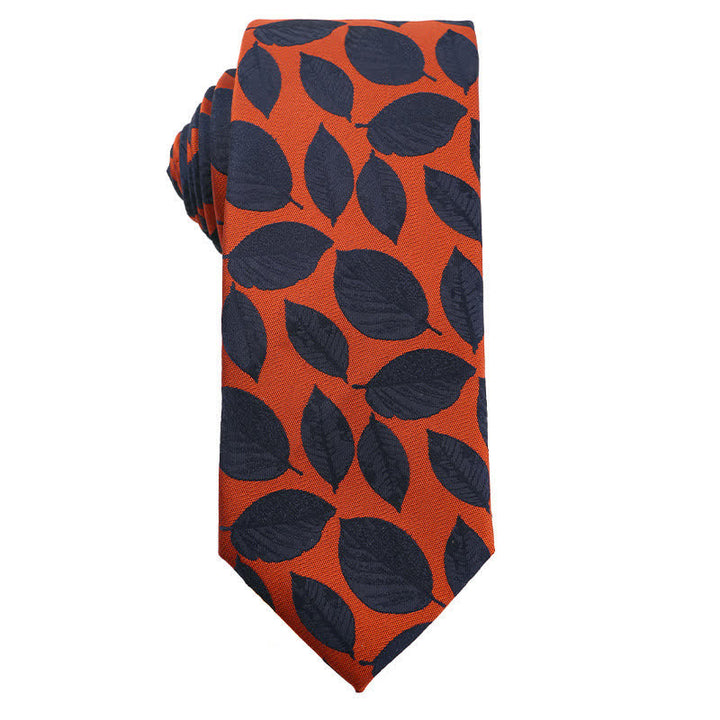 Accesorios para vestidos de noche de la serie naranja de verano para hombre Corbata